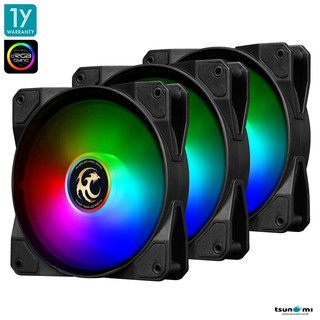 ภาพหน้าปกสินค้าพัดลมระบายความร้อน Tsunami (cRGB Sync) ABLAZE Series RGB Cooling Fan X3 (รับประกันสินค้า 1 ปี) ที่เกี่ยวข้อง