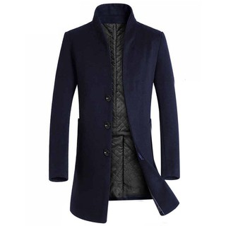 Winter woolen long coat men overcoat mens warm Windbreaker trench coat Jackets