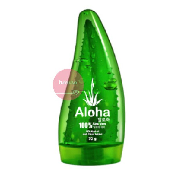 Aloha Aloe vera Soothing Gel 70 g. อโลฮา อะโลเวร่า ซูทธิ้ง เจล เจลว่านหางจระเข้ Shopee Thailand