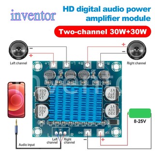 ภาพหน้าปกสินค้าTPA3110 XH-A232 30W + 30W 2.0 ช่อง แผ่นบอร์ดโมดูลขยายเสียงสเตอริโอดิจิตอล DC 8-26V 3A ที่เกี่ยวข้อง