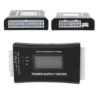 CRE ★  LCD PC Computer 20/24 Pin 4 PSU ATX BTX ITX SATA HDD Power Supply Tester
