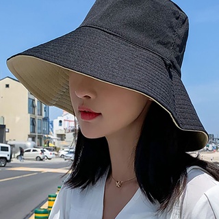 ฤดูใบไม้ผลิและฤดูใบไม้ร่วงหมวกชาวประมงสองด้านป้องกันแสงแดดฤดูร้อนครีมกันแดดแฟชั่นเกาหลี-SH60364