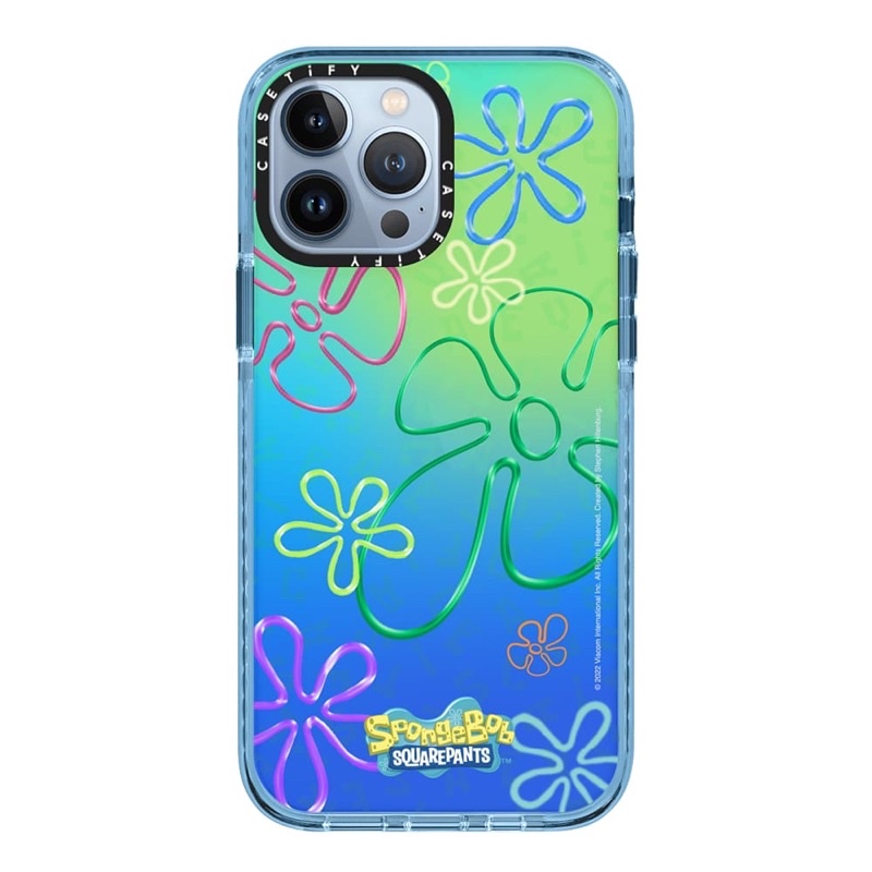 พร้อมส่ง-12-13promax-casetify-spongebob-bikini-bottom-floral-impact-case