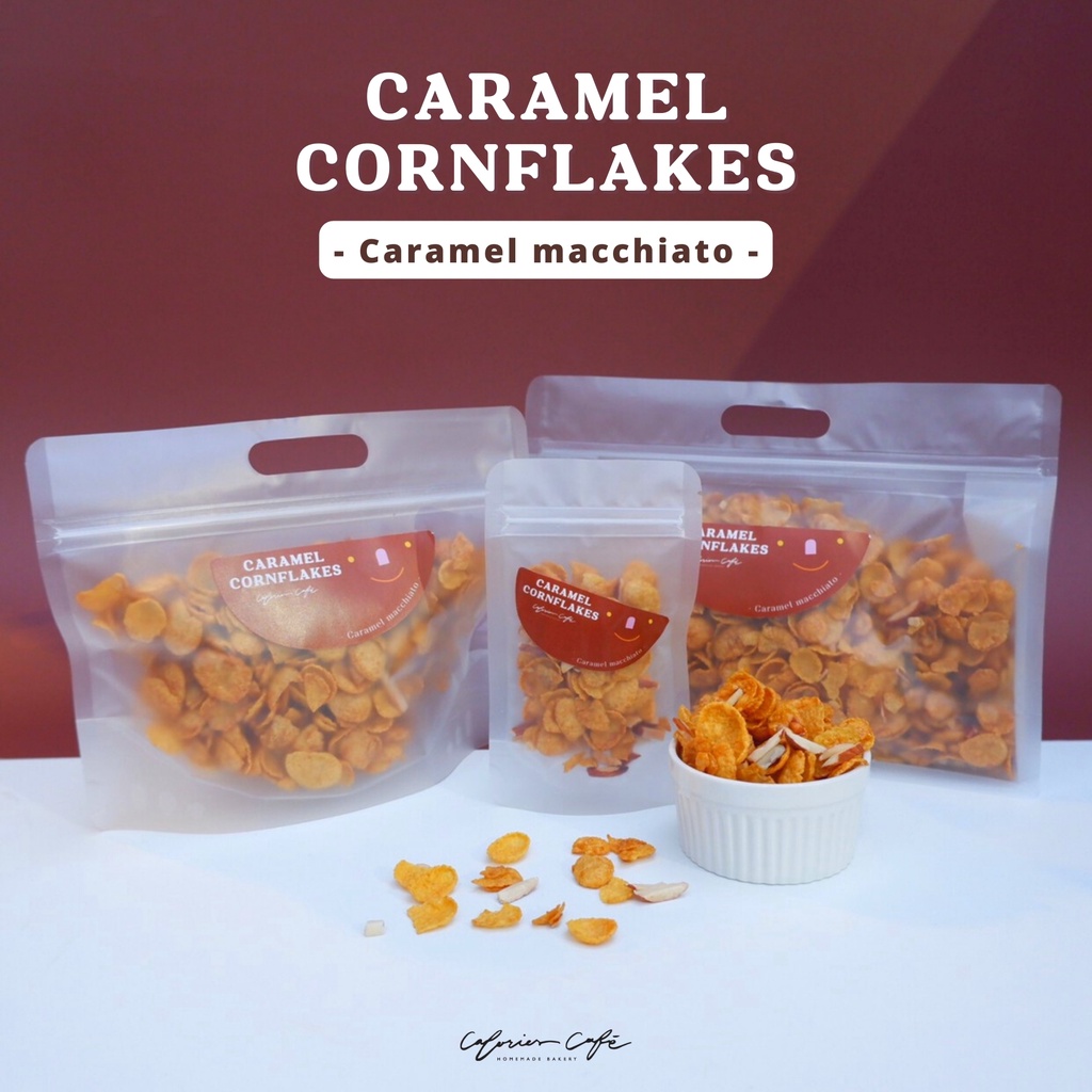 คอนเฟลกคาราเมล-ผสมธัญพืช-รสคาราเมลมัคคิอาโต้-หวานน้อยกรอบอร่อย-สดใหม่ทุกออเดอร์-caramel-macchiato-cornflakes