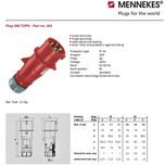 mennekes-รหัสสินค้า-264-ปลั๊กตัวผู้-mennekes-รหัสสินค้า-526-ปลั๊กตัวเมียกลางทาง