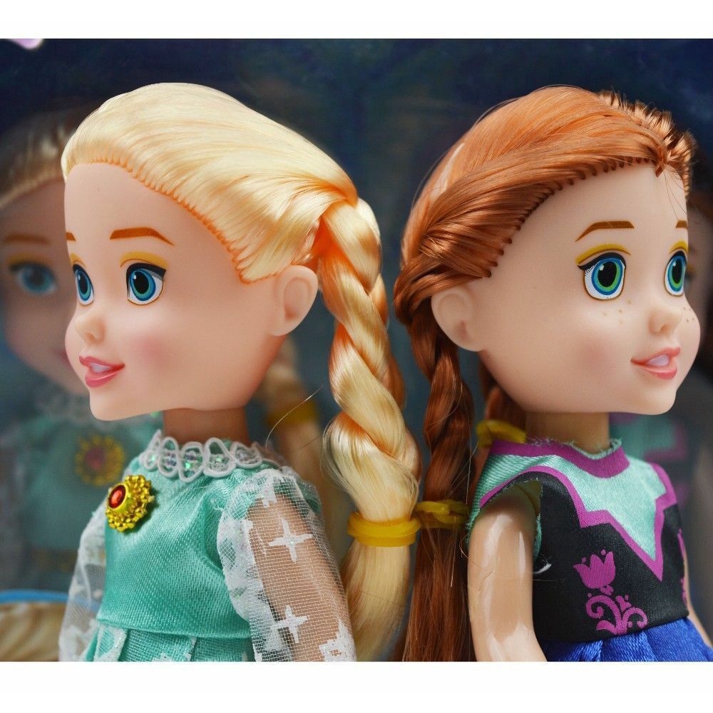 ชุดของเล่นฟิกเกอร์-frozen-princess-สําหรับเด็ก