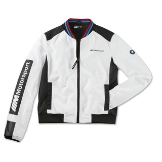 BMW Motorsport Logo เสื้อแจ็คเก็ตสตรี  สีขาว/ดำ ไซต์ XS