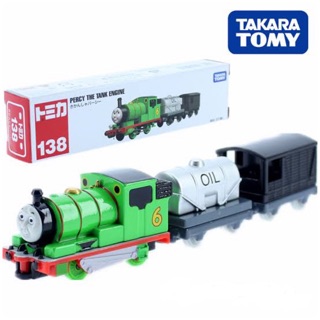 แท้ 100% จากญี่ปุ่น โมเดล รถไฟ โทมัสแอนด์เฟรนด์ Takara Tomy Thomas & Friends Tomica Motors 138 Thomas Tank Engine Percy