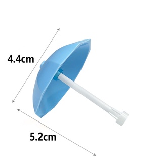 [Funbrick] 20PCS Blue Umbrella＆white Stand Minifigure Accessories Series MOC Small Particle Compatible with ตัวต่อที่มีชื่อเสียง