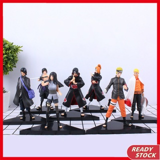 โมเดลฟิกเกอร์ PVC อนิเมะนารูโตะ Uchiha Sasuke Hatake Kakashi Hyuga Hinata Uchiha Itachi ของขวัญวันเกิด ของเล่นสําหรับเด็ก