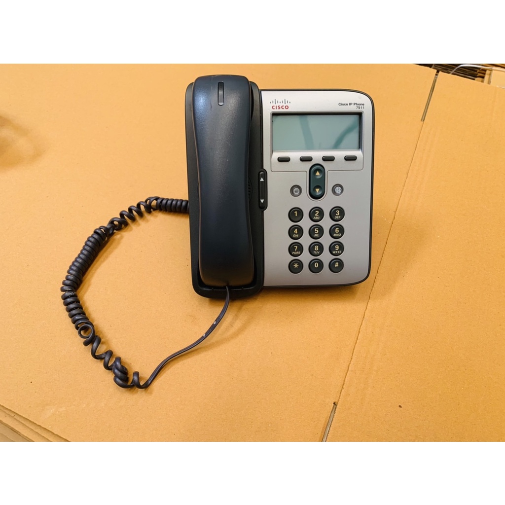 ภาพสินค้าCisco IP Phone 7911 Series CP-7911 แบบครบวงจรโทรศัพท์ IP PoE โทรศัพท์ (ราคานี้ไม่รวม Adapter) จากร้าน here_pae บน Shopee ภาพที่ 1