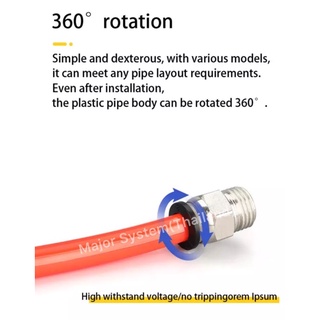 ภาพขนาดย่อของภาพหน้าปกสินค้าข้อต่อลม ข้อต่อสายลม ฟิตติ้งลม ข้อต่อนิวเมติก เสียบสายลม ข้อต่อหัวพ่นหมอก จากร้าน major_system บน Shopee ภาพที่ 3