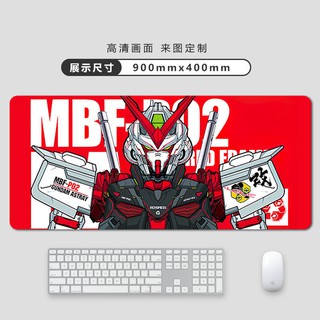 ภาพขนาดย่อของภาพหน้าปกสินค้าGundam Mouse Pad ขนาดใหญ่พิเศษ Gundam Gundam Mobile Suit Gundam Unicorn Zaku Computer Extension Mat Computer จากร้าน mingtavai34 บน Shopee ภาพที่ 7