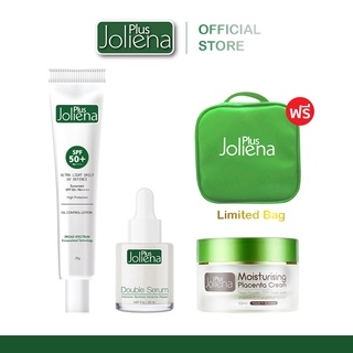 ภาพขนาดย่อของสินค้าJoliena Plus เซ็ตหน้าใส แถมฟรีกระเป๋า