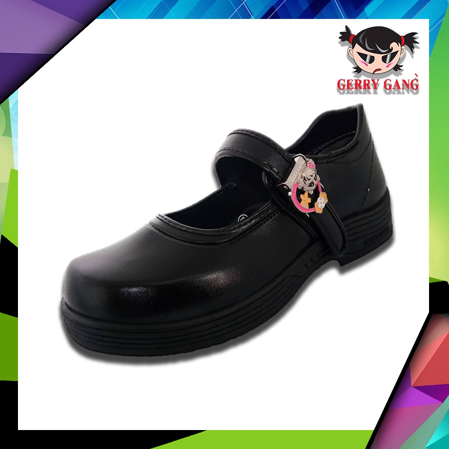 ภาพหน้าปกสินค้ารองเท้านักเรียนหนังดำ Gerry Gang รุ่น G-555