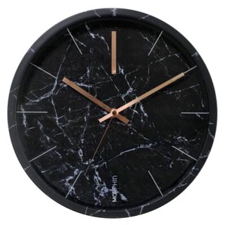 นาฬิกา นาฬิกาแขวน ON TIME MORPHIn MABLE 32x32 ซม. ของตกแต่งบ้าน เฟอร์นิเจอร์ ของแต่งบ้าน WALL CLOCK MORPHIN BLACK MABLE