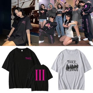 Sale พร้อมส่ง เสื้อยืด TWICE 4TH WORLD TOUR Ⅲ