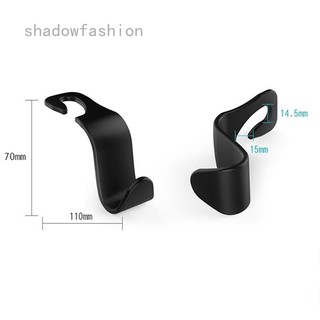 ภาพหน้าปกสินค้าshadowfashion Universal Car Auto Back Seat Hook Hanger Bag Coat Purse Organizer Holder Black ซึ่งคุณอาจชอบราคาและรีวิวของสินค้านี้