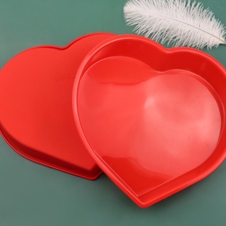 พิมพ์เค้กซิลิโคน พิมพ์เค้กรูปหัวใจขนาด 2 ปอนด์ ทรงหัวใจ