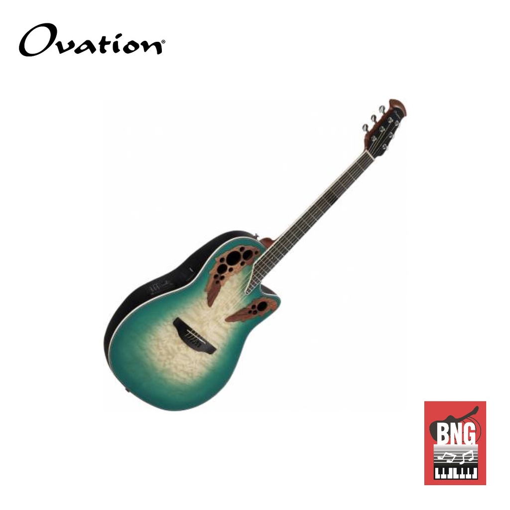 ovation-ce44x-9b-g-กีตาร์โปร่งไฟฟ้า-หลังเต่า-สุดฮิต-หายาก-เสียงดีสุดๆ