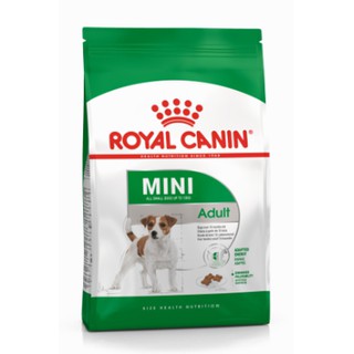 Royal canin Mini Adult อาหารชนิดเม็ด สำหรับสุนัขโตพันธุ์เล็ก (น้ำหนักโตเต็มวัย 1 - 10 ก.ก.) อายุ 10 เดือน ถึง 8 ปี