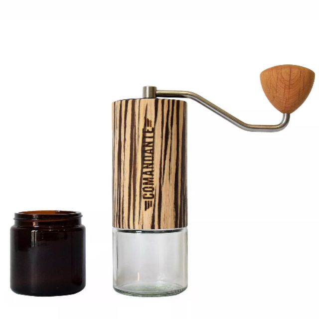 NEW Comandante C40 Mk3 Zebra Coffee Bean Hand Grinder Made in Germany