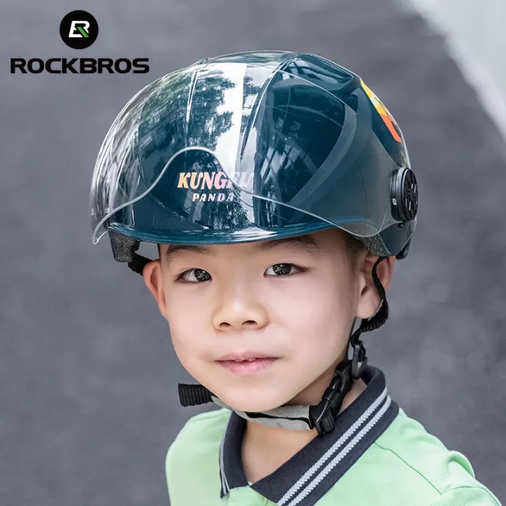 ROCKBROS Kids Helmet Adjustable Child Bike Helmet Cute Pattern Children