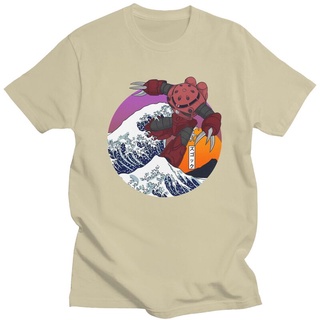 Zgok Of Kanagawa Gundam T เสื้อยืดลําลองสําหรับผู้ชายแขนสั้นพิมพ์ลาย Robot Mecha Mecha