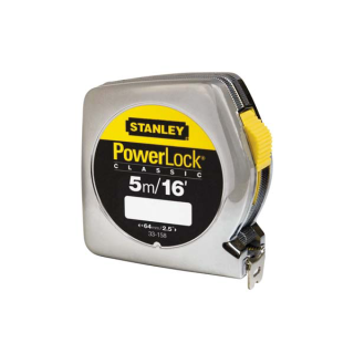 STANLEY ตลับเมตร พาวเวอร์ล็อค 16 ฟุต รุ่น 33-158-21-109