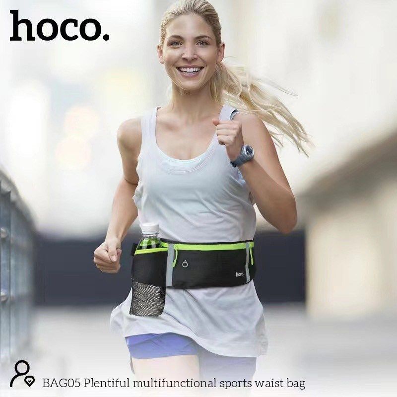 Hoco BAG05 Sports Waist Bag กระเป๋าคาดเอว สำหรับใส่วิ่ง ใส่ออกกำลังกาย ...