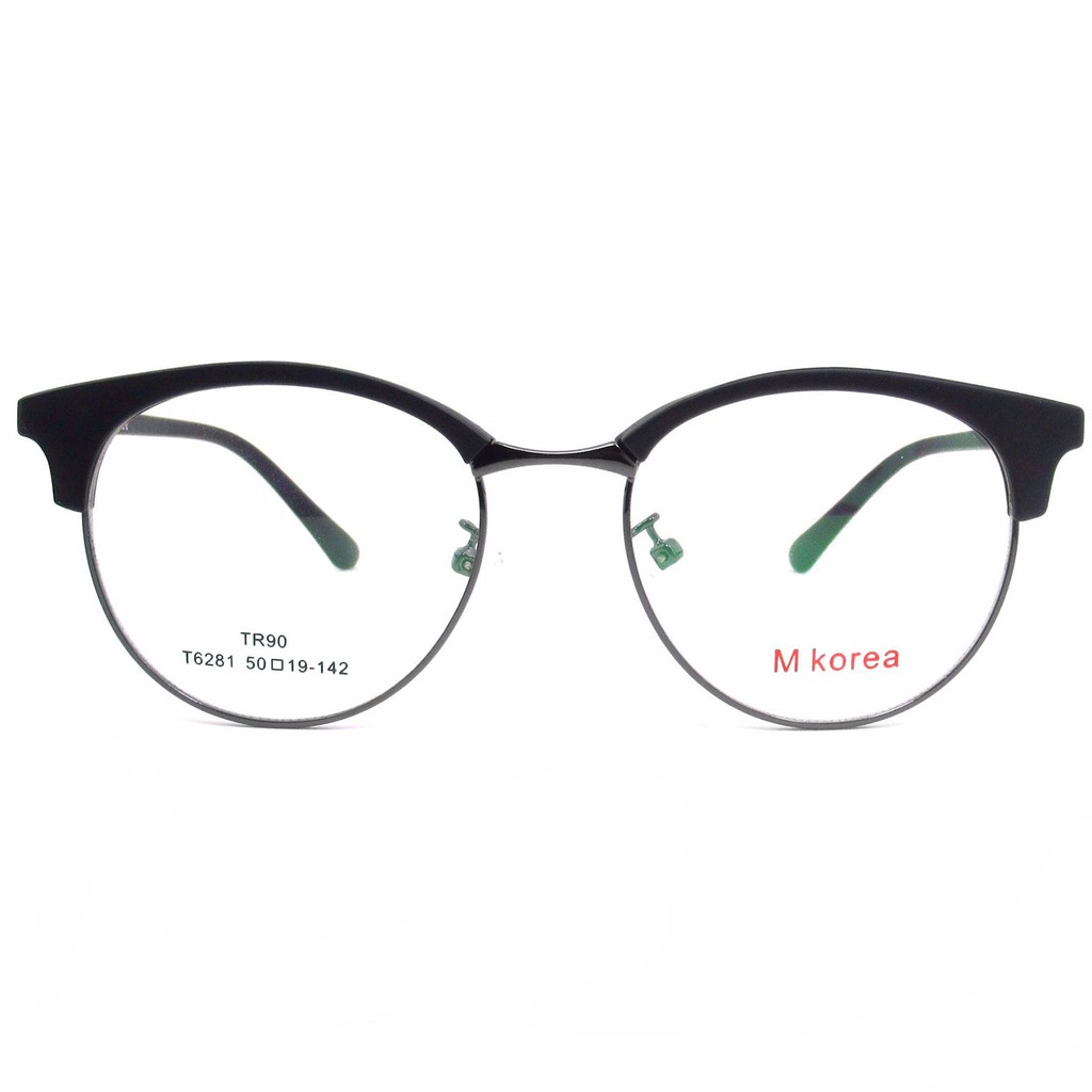 fashion-m-korea-แว่นตากรองแสงสีฟ้า-t-6281-สีดำด้านตัดเทา-ถนอมสายตา