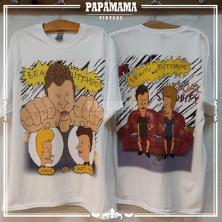 [ Beavis And head ] | MTV  tag GILDAN  แท้ เสื้อการ์ตูน DTG ดิจิตอลปรินท์ papamama vintage shirtสามารถปรับแต่งได้