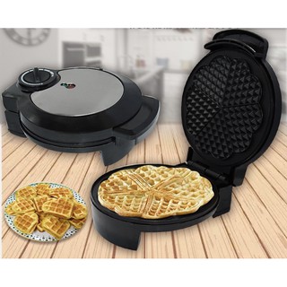 ภาพขนาดย่อของสินค้าเครื่องวาฟเฟิล Waffle Maker ทำวาฟเฟิลรังผึ้ง แผ่นบางกรอบ กำลังไฟ 1200 วัตต์ ขนมไม่ติดกระทะ