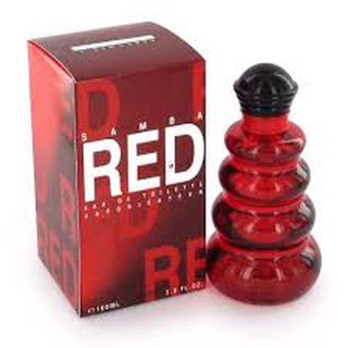 น้ำหอมผู้หญิง แซมบ้า เรด ของแท้ Samba Red for women 100 ml. สินค้าของแท้พร้อมส่ง กล่องซีล ทางร้านไม่มีนโยบายขายของปลอม