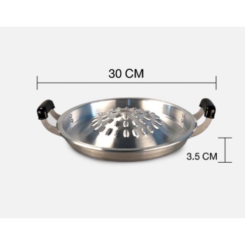 กะทะ-กะทะปิ้งย่าง-กะทะหมูกะทะ-กะทะเนื้อย่าง-กะทะอลูมเนียม-ขนาด-30-ซม-พร้อมส่ง