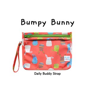 Alan Hops กระเป๋าใสเอนกประสงค์ รุ่น Daily Buddy Strap ลาย Bumpy Bunny (Orange)