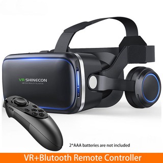 Upgraded VR Glasses 3D Glasses Headphone Virtual Reality Glasses Immersive Sound  VR Headset For Smart Phone IOS Android | Shopee Thailand