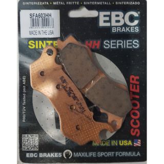 ผ้าเบรค EBC Brakes รุ่น HH sintered/ ผ้าหน้ามอเตอร์ไซค์ Honda PCX 125 ,150 ตัวเก่า , Zoomer X, All new Scoopy-I