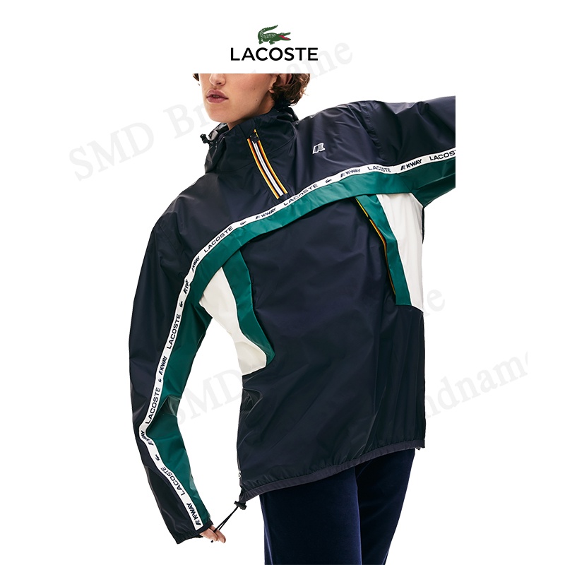 Lacoste LACOSTE x K Way Colorblocking Windbreaker Code BH9805 10 ZA7 Shopee Thailand