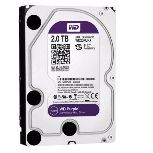 western-harddisk-ฮาร์ดดิสก์กล้องวงจรปิด-wd-purple-2-tb-รับประกัน-3-ปี