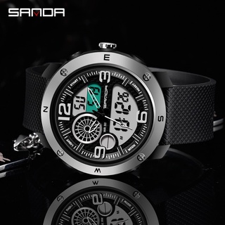 SANDA 762 NEW Sports Mens Watches Top Brand Luxury Military Quartz Watch Men Waterproof S Shock Clock relogio masculino