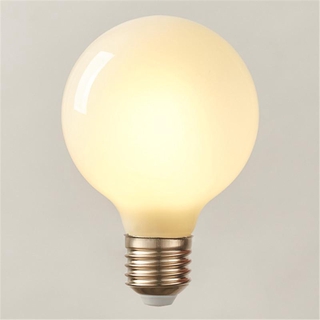 Edison E27 5W หลอดไฟ LED G80 หลอดไฟ LED ลูกโลก สีวอร์มไวท์ สําหรับโคมไฟระย้า ตกแต่งบ้าน หลอดไฟแก้ว