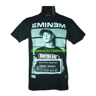 เสื้อยืดผ้าฝ้ายพรีเมี่ยมเสื้อวง Eminem เสื้อวงดนตรีร็อค เดธเมทัล เสื้อวินเทจ เอ็มมิเน็ม EMM1749
