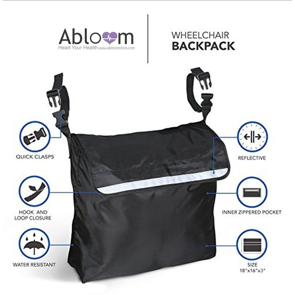 อุปกรณ์เสริม-กระเป๋า-แขวนรถเข็นผู้ป่วย-wheelchair-bag-wheelchair-accessories