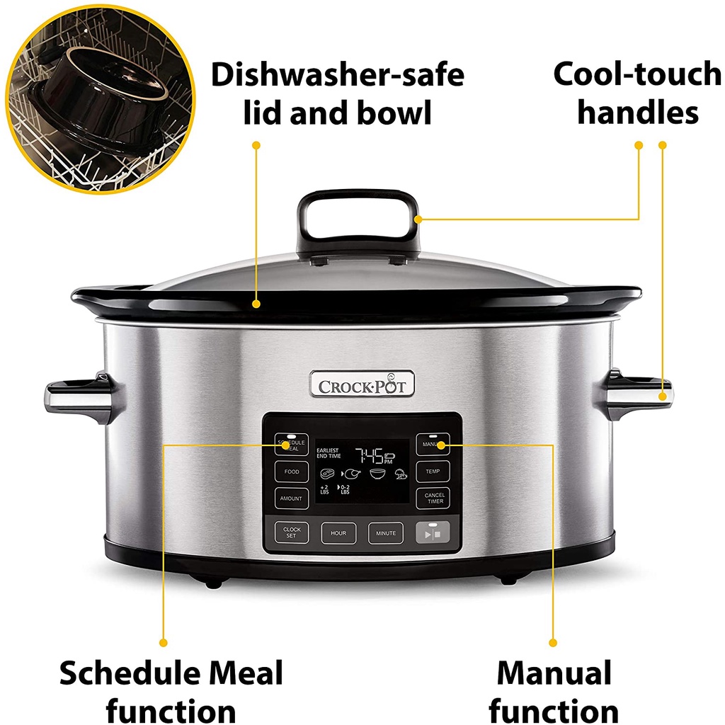 หม้อตุ๋น-crockpot-timeselect-digital-slow-cooker-programmable-digital-display-5-6-l-csc066-ใช้ไฟไทย-220v-uk-imported