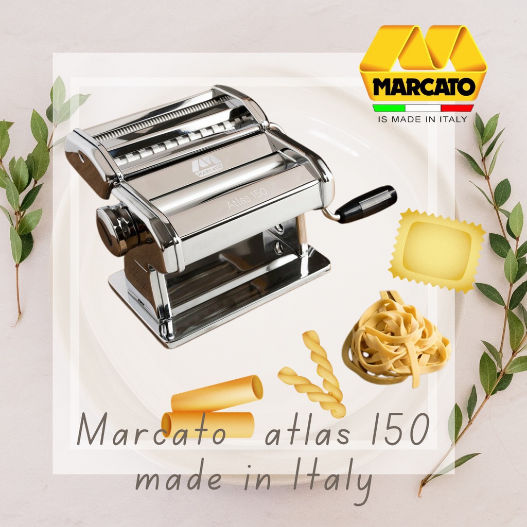 สินค้าใหม่-marcato-เครื่องรีดแป้งและตัดเส้น-รุ่น-atlas-150-made-in-italy