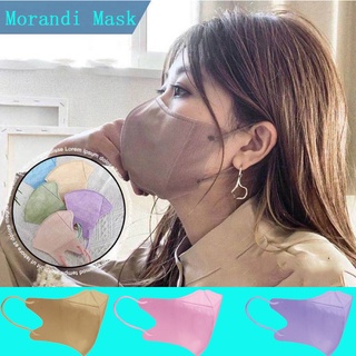 ภาพหน้าปกสินค้า10 ชิ้น / แพ็ค 3D หน้ากากผู้ใหญ่ Morandi หน้ากากผู้หญิง หลากสี ผสมความงาม หน้ากาก 4 ที่เกี่ยวข้อง