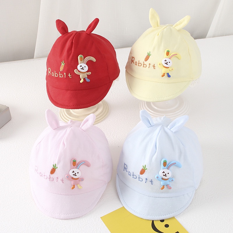ภาพสินค้าพร้อมส่ง   หมวกเด็กอ่อน หมวกเด็กเล็กน่ารักๆ สำหรับเด็ก 0-6 เดือน M1 จากร้าน luckybaby_hua บน Shopee ภาพที่ 2