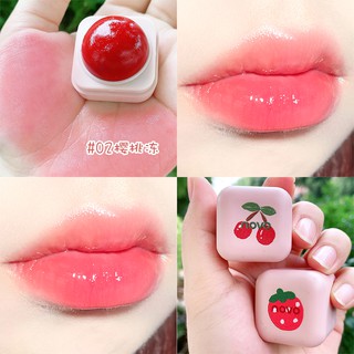 5414(ใหม่/แท้) เปลี่ยนสี ลิปบาล์ม novo cherry lip balm สไตล์เกาหลี สริมฝีปากให้อิ่มฟู ชุ่มชื่น