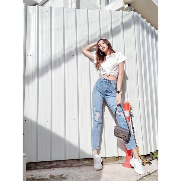 พร้อมส่ง cotton candy jeans Shopee Thailand